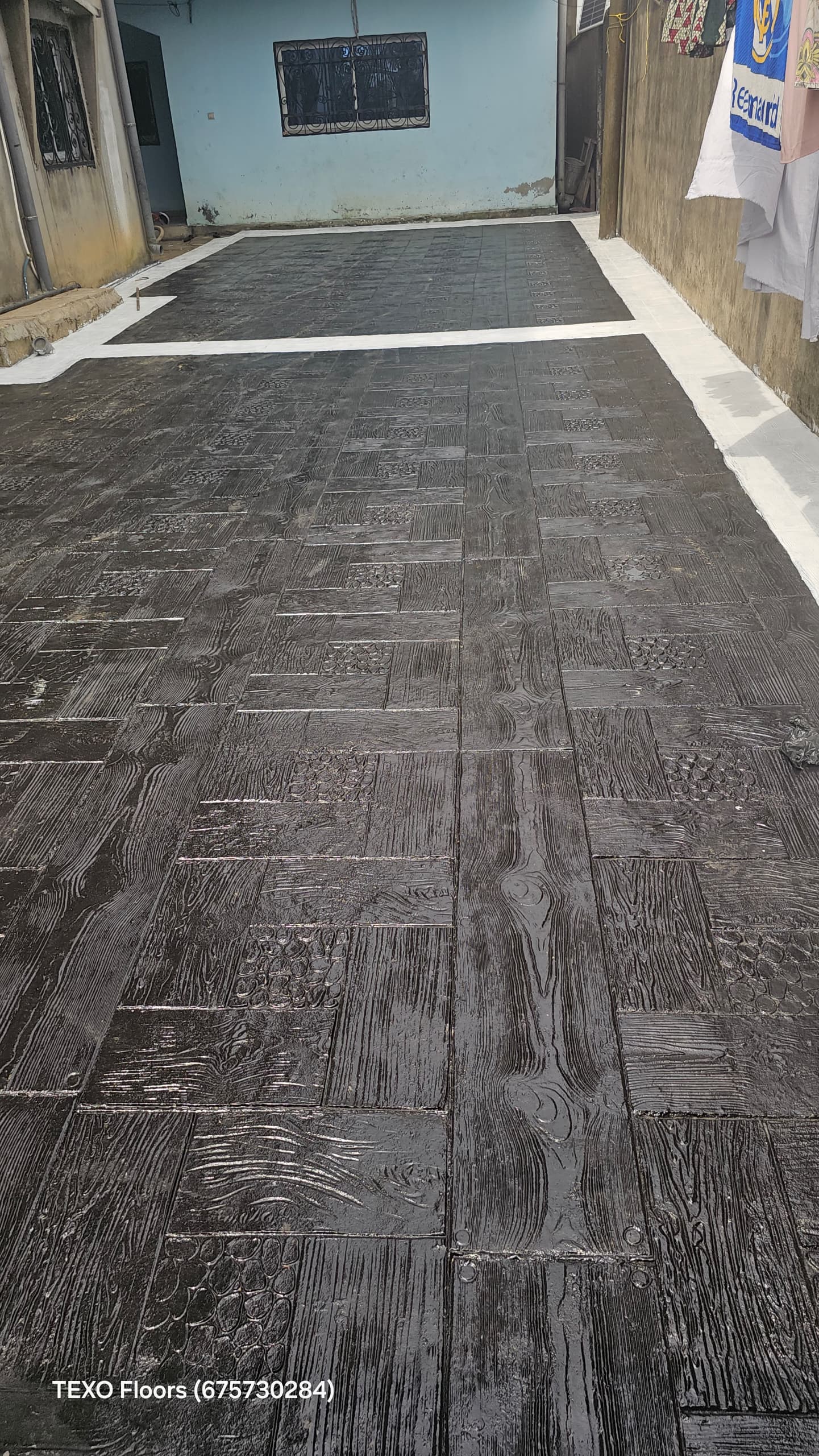 Stamped Concrete flooring