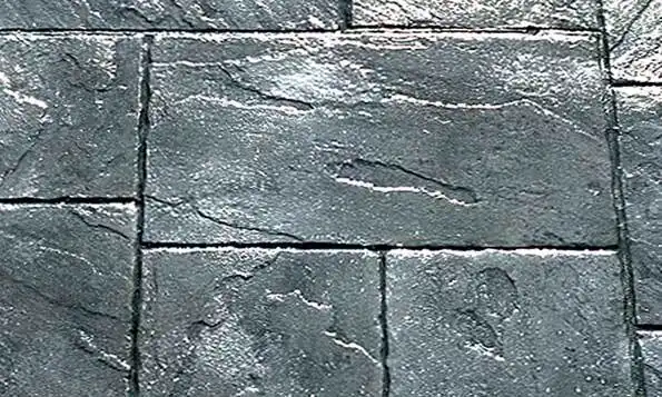 slate pattern stamped concrete